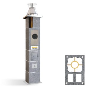 Komin Keramik S2W Hoch