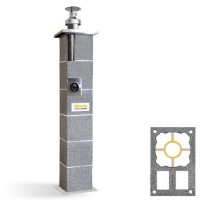 Komin Turbo Stal S2W Hoch